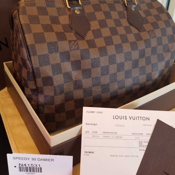 louis vuitton speedy 30 damier ebene
